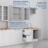Cozinha Compacta 2 Peças 2 Balcões Soho CabeCasa MadeiraOriginals - 6