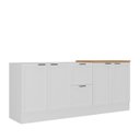 Ver imagem 4 de Cozinha Compacta Planejada 2 Peças 2 Balcões Soho CabeCasa MadeiraOriginals Branco