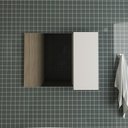 Ver imagem 7 de Conjunto de Banheiro com Gabinete Suspenso 2 Gavetas 60cm e Espelheira 80cm Branco