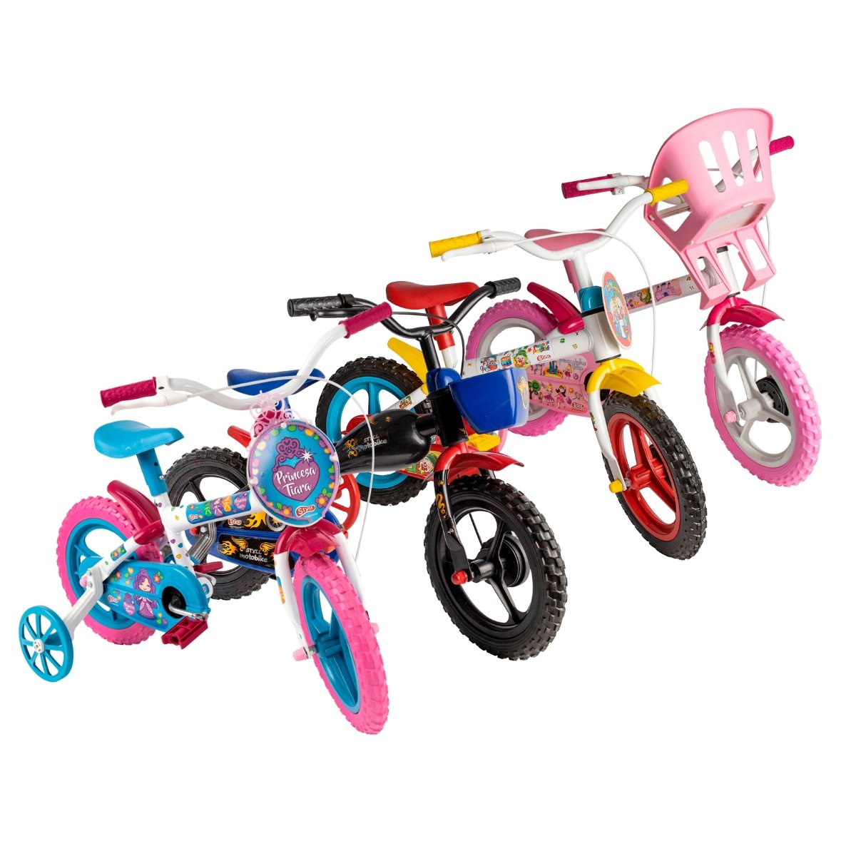 Bicicleta Aro 12 Personagens Styll Baby:styll Motobike - 9