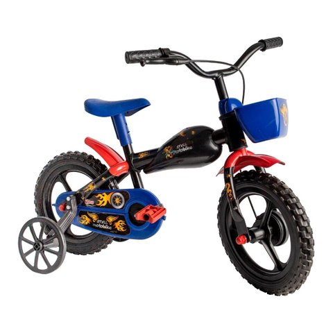 Bicicleta Infantil 3 a 5 Anos Aro 12 Menina Menino Motobike