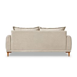 Sofá Logan 2 Lugares 1,60 Boucle Bege - Lucadi Home - 3