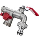 Ver imagem 7 de Tanque de Plástico 40l Preto + Torneira com Duas Saídas + Sifão Sanfonado com Copo Preto + Veda Rosc