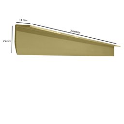 Acabamento em L para Painel Ripado Pvc 3,00x0,25x0,14 - 4