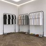 3 Arara De Ferro Estilo Expositor Nova Decor Arara para roupas - 1