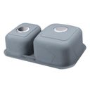 Ver imagem 3 de Cuba de Cozinha Aço Inox 1mm Escovado C201-p 68.5x45,8x20,3cm