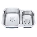 Ver imagem 1 de Cuba de Cozinha Aço Inox 1mm Escovado C201-p 68.5x45,8x20,3cm