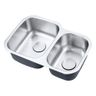 Cuba de Cozinha Aço Inox 1mm Escovado C201-p 68.5x45,8x20,3cm - 2
