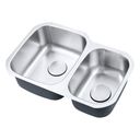 Ver imagem 2 de Cuba de Cozinha Aço Inox 1mm Escovado C201-p 68.5x45,8x20,3cm