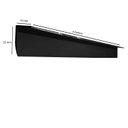 Ver imagem 4 de Acabamento em L p/Painel Ripado PVC 3,00x0,25x0,14 Preto Bariri