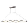 Pendente Ondulado Geometric Led Dimerizável 0602 36w Bivolt Branco - 1