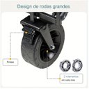 Ver imagem 5 de Carrinho Vagao Utilitario Dobravel Carga Roda Grande Capacidade Caçamba Armazenamento Terreno Jardim