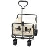 Carrinho Vagao Utilitario Dobravel Carga Roda Grande Capacidade Caçamba Armazenamento Terreno Jardim - 3