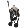 Carrinho Vagao Utilitario Dobravel Carga Roda Grande Capacidade Caçamba Armazenamento Terreno Jardim - 8