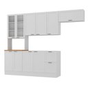 Ver imagem 3 de Cozinha Compacta 4 Peças 1 Paneleiro Duplo 2 Aéreos 1 Balcão Soho CabeCasa MadeiraOriginals