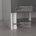 Ver mais imagens de Cozinha Compacta Planejada 5 Peças 1 Paneleiro Duplo 2 Aéreos 2 Balcões Soho CabeCasa MadeiraOriginals Cinza/Branco/Grafite