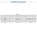 Ver imagem 4 de Cozinha Compacta 5 Peças 1 Paneleiro Duplo 2 Aéreos 2 Balcões Soho CabeCasa MadeiraOriginals