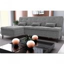 Ver imagem 5 de Sofá Cama com Chaise 3 Lugares 2,00 Mts Nice Matrix Chumbo