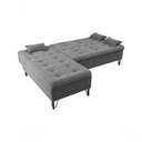 Ver imagem 2 de Sofá Cama com Chaise 3 Lugares 2,00 Mts Nice Matrix Chumbo