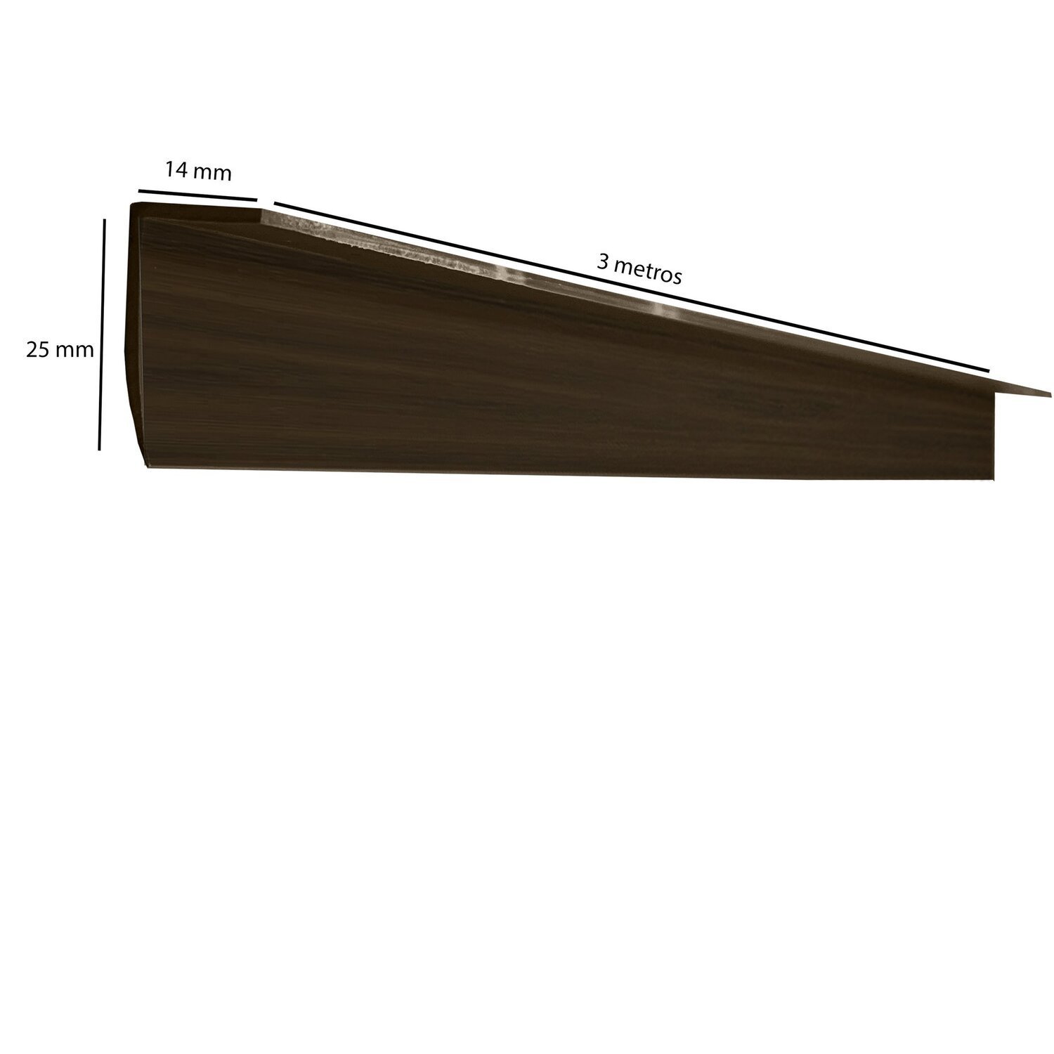 Acabamento em L para Painel Ripado Pvc 3,00x0,25x0,14 - 4