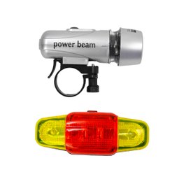 Lanterna Bike Farol Luz Bicicleta Dianteira Traseira Pisca - 3