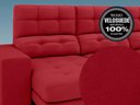 Ver mais imagens de Sofá Jobim 2,05m Assento Retrátil e Reclinável Velosuede - NETSOFAS