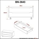 Ver imagem 6 de Conjunto de Banheiro com Gabinete Suspenso 1 Gaveta, Espelheira e Armário com Rodízio