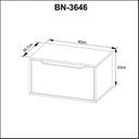 Ver imagem 6 de Conjunto de Banheiro com Gabinete Suspenso 1 Porta, Espelheira e Armário com Rodízios Branco