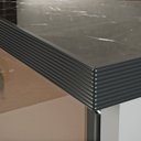 Ver imagem 5 de Gabinete para Banheiro 60 cm Fenix Nero Branco/Marrom/Preto