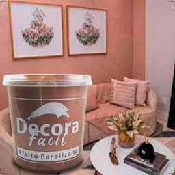 Cimento Queimado com Efeito Perolizado Decora Fácil 1kg - Gold Rosé - 8
