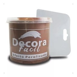 Cimento Queimado com Efeito Perolizado Decora Fácil 1kg - Gold Rosé - 2