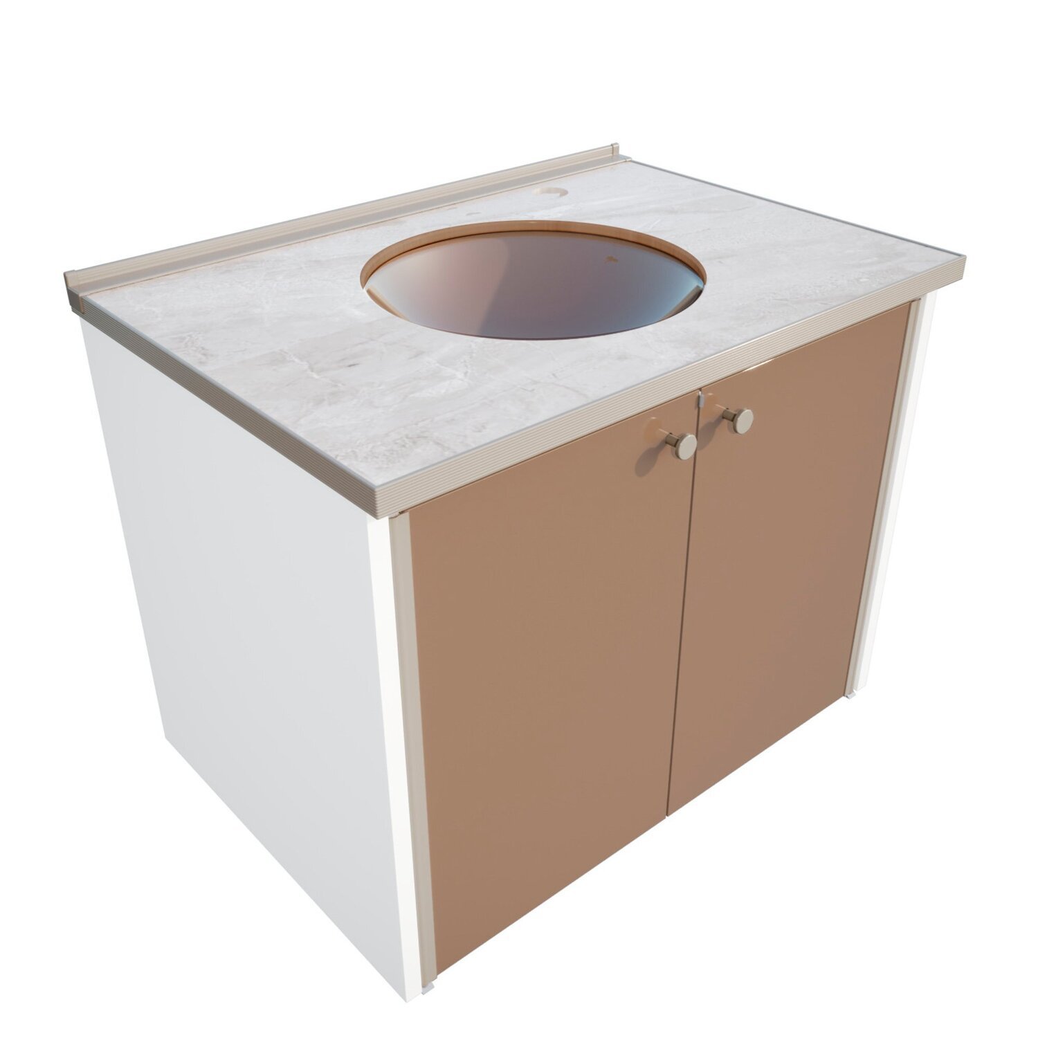 Gabinete Estruturado Fenix Marmo 60 Cm - 15 Mm - 3