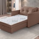 Ver imagem 3 de Sofá Cama Montreal Solteiro 95cm X 90cm Marrom