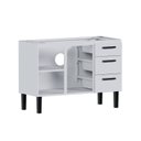 Ver imagem 4 de Gabinete para Cozinha em Aço Atena - Pia 120cm Branco