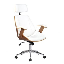 Kit 2 Cadeiras de Escritório Presidente Giratória com Apoia Cabeça Office Lisboa - 2