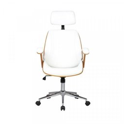 Kit 2 Cadeiras de Escritório Presidente Giratória com Apoia Cabeça Office Lisboa - 3