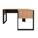 Ver imagem 6 de Kit 3 Peças com Escrivaninha em L, Armário com Chave e Estante Alta