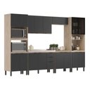Ver imagem 4 de Kit Modulado Demóbile 6 Peças Firenze C6p127 Avena/grafito