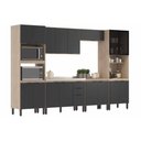 Ver imagem 3 de Kit Modulado Demóbile 6 Peças Firenze C6p127 Avena/grafito