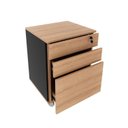 Ver imagem 6 de Escrivaninha Mesa Escritório em L 136x135cm com Gaveteiro 3 Gavetas com Chave