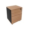Escrivaninha em L 136x135cm com Gaveteiro 3 Gavetas com Chave - 5
