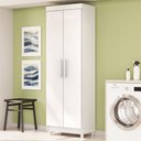 Ver imagem 1 de Armário Multiuso 2 Portas 60cm Hebrom V01 Branco - Lyam Decor