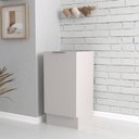 Ver imagem 1 de Balcão 1 Porta 40cm sem Tampo com Rodapé Puxador 150mm Ipanema CabeCasa MadeiraOriginals