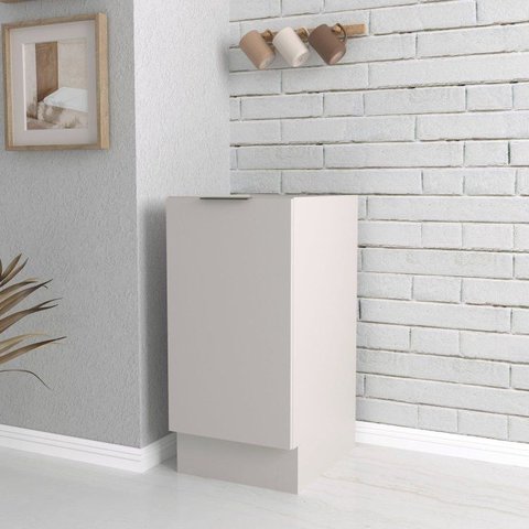 Balcão Planejado 1 Porta 40cm sem Tampo com Rodapé Puxador 150mm Ipanema CabeCasa MadeiraOriginals