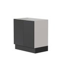 Ver mais imagens de Balcão 2 Portas 80cm sem Tampo com Rodapé Puxador 150mm Ipanema CabeCasa MadeiraOriginals