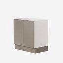 Ver mais imagens de Balcão 2 Portas 80cm sem Tampo com Rodapé Puxador 150mm Ipanema CabeCasa MadeiraOriginals