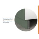 Ver imagem 5 de Balcão Planejado 2 Portas 80cm sem Tampo com Rodapé Puxador 150mm Ipanema CabeCasa MadeiraOriginals Verde/Folha/Branco