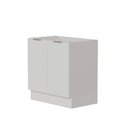 Ver mais imagens de Balcão Planejado 2 Portas 80cm sem Tampo com Rodapé Puxador 150mm Ipanema CabeCasa MadeiraOriginals Branco