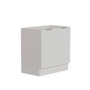 Ver imagem 6 de Balcão 2 Portas 80cm sem Tampo com Rodapé Puxador 150mm Ipanema CabeCasa MadeiraOriginals