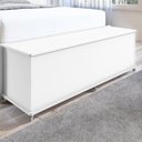 Ver imagem 3 de Bau Banco Organizador 02302 1 Porta 135cm Branco Dcasa Branco